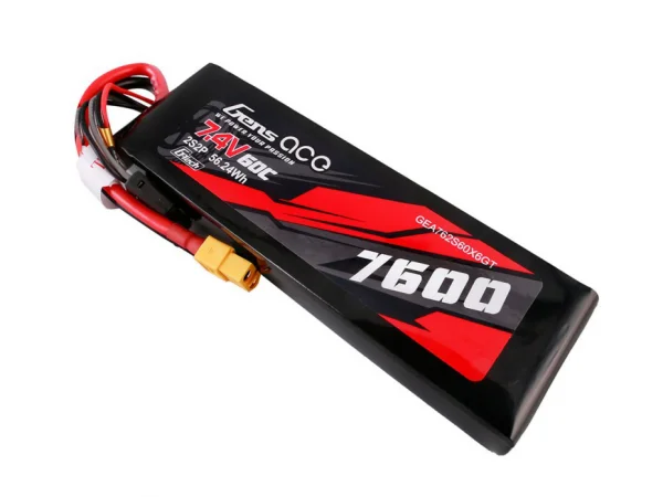 Gens Ace G Tech LiPo - 2S 7.4V 7600mah 60C - XT60