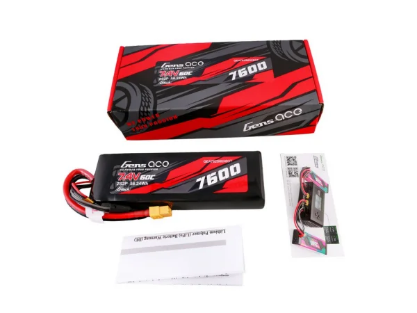 Gens Ace G Tech LiPo - 2S 7.4V 7600mah 60C - XT60