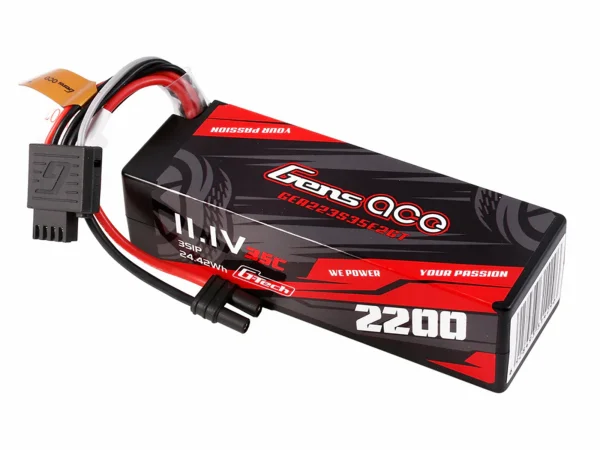 Gens Ace LiPo - G-Tech 3S 11.1V 2200mAh 35C with EC2 (GROM)