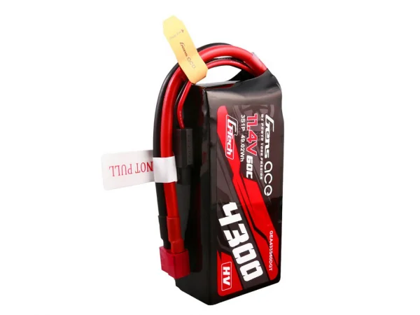 Gens Ace G-Tech LiPo - 3S 11.4V 4300mAh 60C with Deans