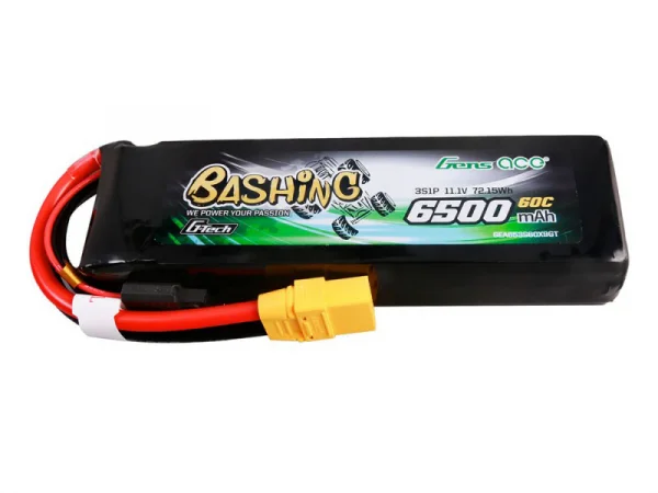 Gens Ace G-Tech Bashing LiPo - 3S 11.1V 6500mAh 60C - XT90