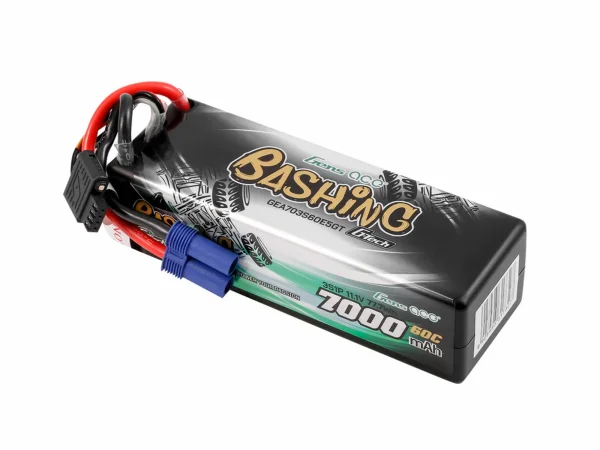 Gens Ace G-Tech 3S 11.1V 7000mAh 60C Bashing LiPo with EC5 Connector