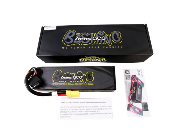 Gens Ace G-Tech Bashing LiPo - 3S 11.1V 8000mAh 100C - EC5