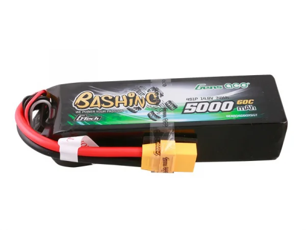 Gens Ace G-Tech Bashing LiPo - 4S 14.8V 5000mAh 60C - XT90