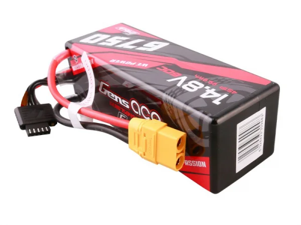 Gens Ace LiPo - G-Tech Car Hard Case 4S 14.8V 6750mAh 60C with XT90