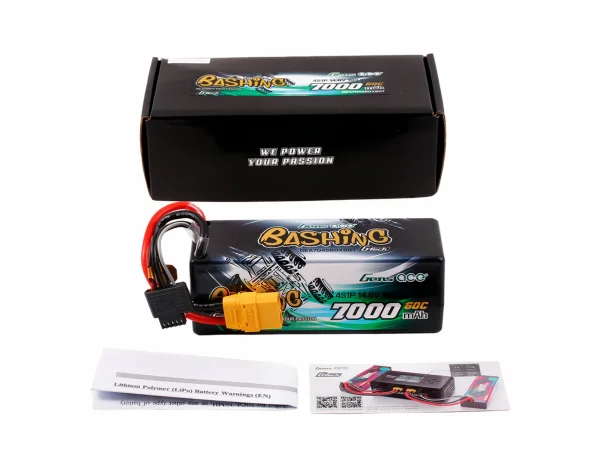 Gens Ace Bashing LiPo G-Tech Car Hard Case 4S 14.8V 7000mAh 60C with XT90
