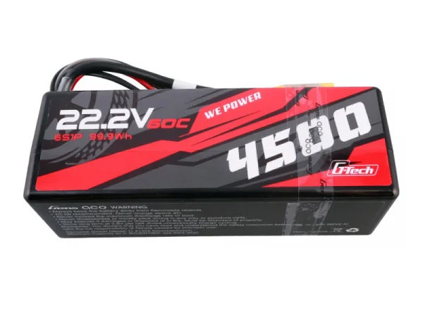 Gens Ace G-Tech Hard Case LiPo - 6S 22.2V 4500mAh 60C - XT90