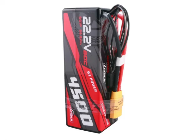 Gens Ace G-Tech Hard Case LiPo - 6S 22.2V 4500mAh 60C - XT90