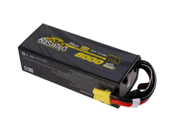 Gens Ace Bashing LiPo G-Tech 6S 22.2V 8000mAh 100C with EC5 &mdash; image 2 of 4