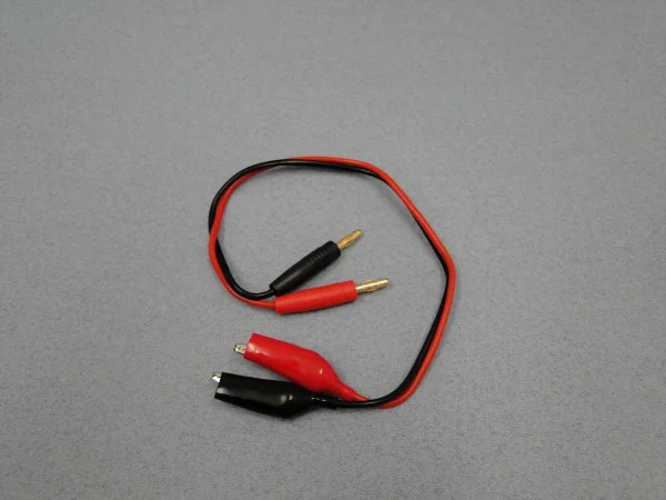 Charge Lead : 4mm~Mini Croc Clips — image 1 of 2