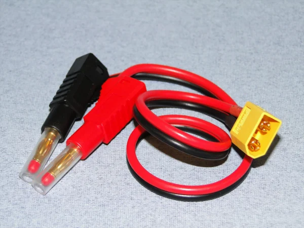 XT60 Heavy Duty Charge Lead (4mm Gold Plugs)