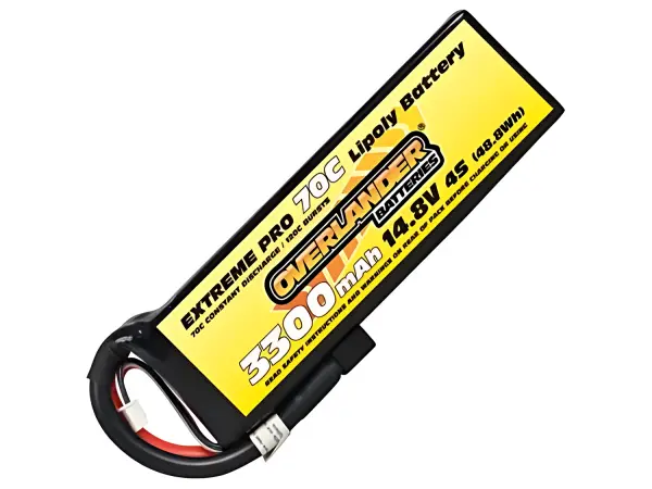 3200mAh 4S 14.8V 60C LiPo Battery - Overlander Extreme Pro - Deans