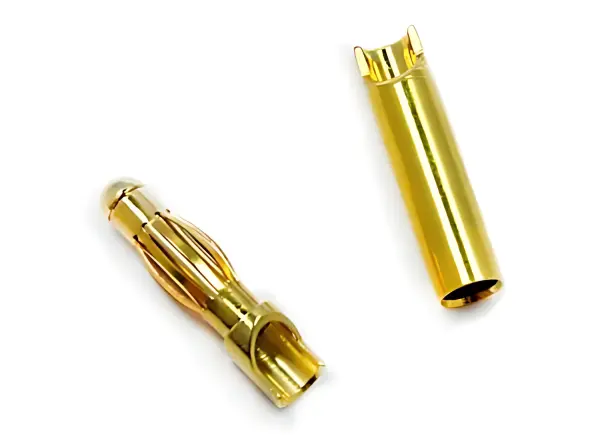 Overlander 4mm Gold Connectors in 10prs