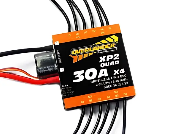 Overlander XP2 QUAD 30A Brushless ESC for Quadcopters