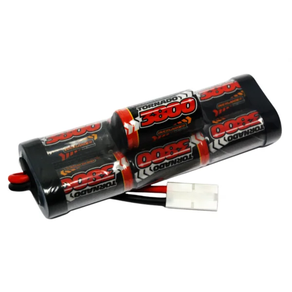 Overlander NiMh Battery Pack - 3800mah 8.4v (7-Cell Hump) - Tamiya Connector