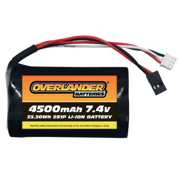 Overlander 4500mAh 7.4V 2S Config 2 Li-Ion Battery