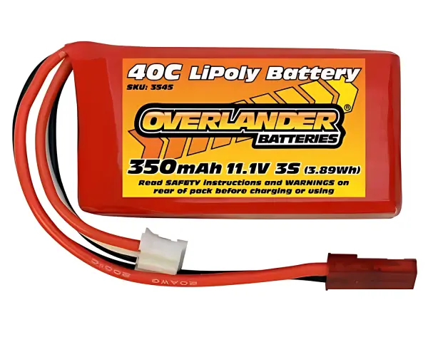 Overlander 350mAh 11.1V 3S 40C LiPo Battery