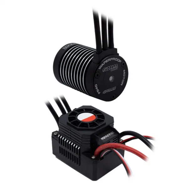 Overlander 3100KV Rocket RC Waterproof F540 Sensorless Motor + 45A ESC for 1:10 and 1:12 Cars