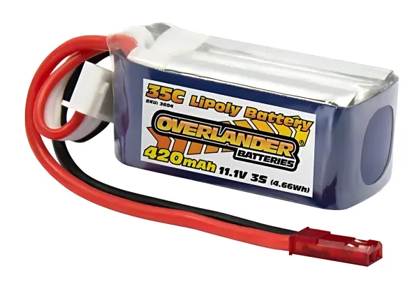 Overlander 420mAh 11.1V 3S 35C Supersport Pro LiPo Battery
