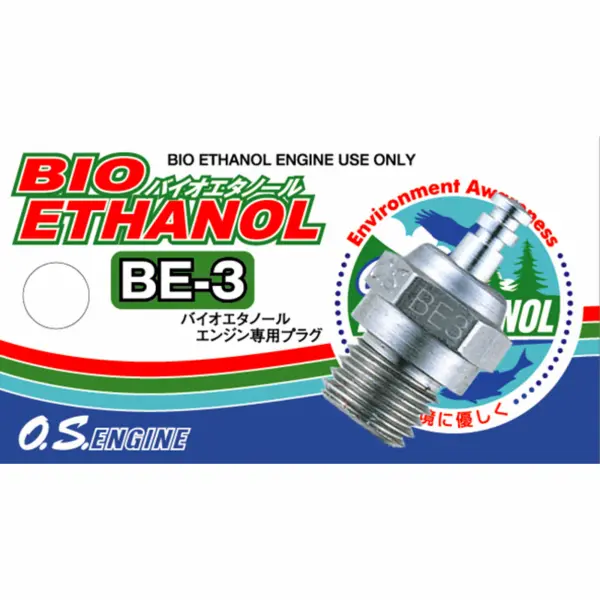 O.S. Engines Glow Plug Bio Ethnol Engines BE-3