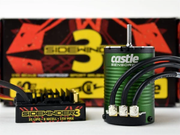 Castle Creations SV3 Waterproof ESC With 1406-7700 Sensored Motor Combo