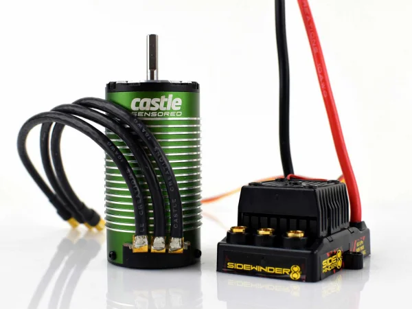 Castle Creations Sidewinder 1:8 ESC And 2200kV Sensor Ready Motor Combo