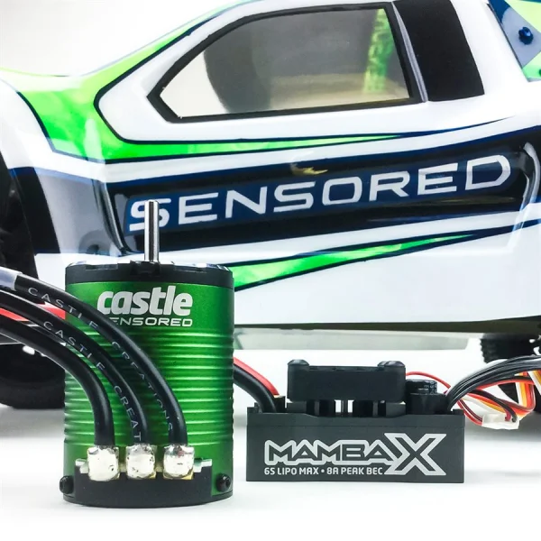 Castle Creations Mamba X Extreme 1:10 ESC Sensored Combo With 1406-6900Kv Motor