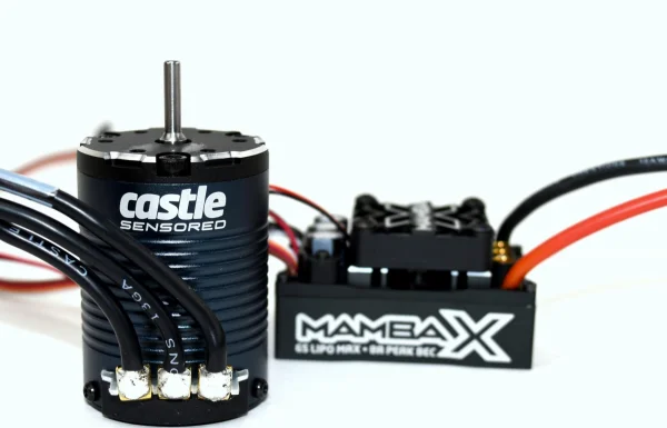 Castle Creations Mamba X Sensored Waterproof ESC Combo With 1406-3800Kv Motor