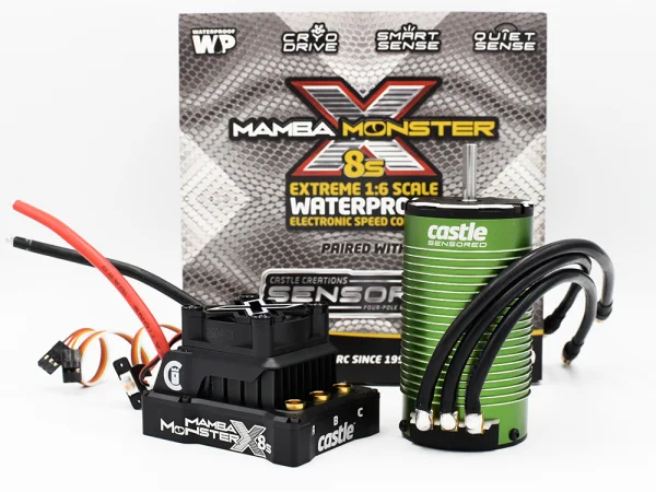 Castle Creations Mamba Monster X 8S ESC Combo With 1717 1650Kv Motor &mdash; image 4 of 4
