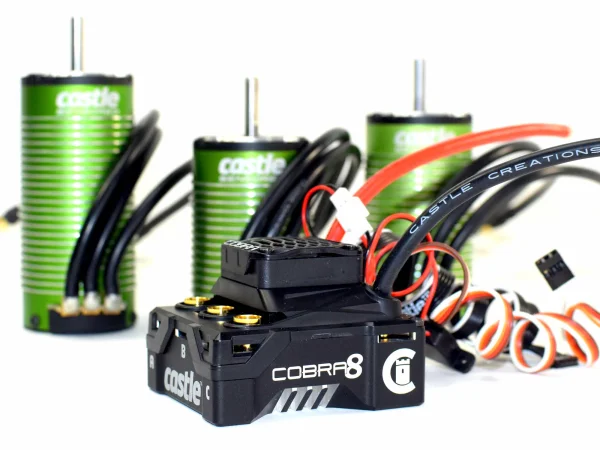 Castle Creations Cobra 8 ESC Combo With 1512-1800Kv Sensored Motor