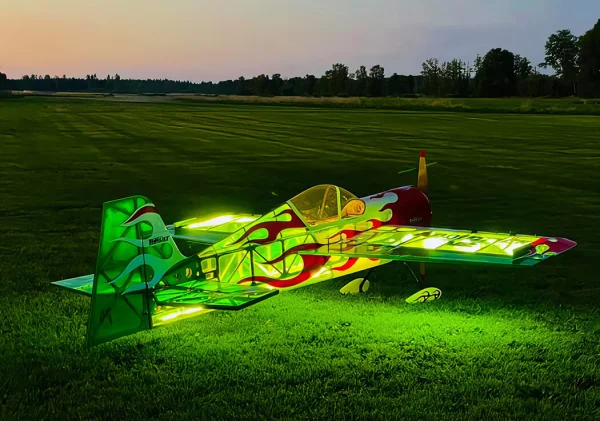Precision Aerobatics Addiction X LED V3 - Translucent Green