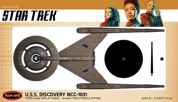 Polar Lights Star Trek Discovery USS Discovery Prebuilt Display Model 2T &mdash; image 5 of 5