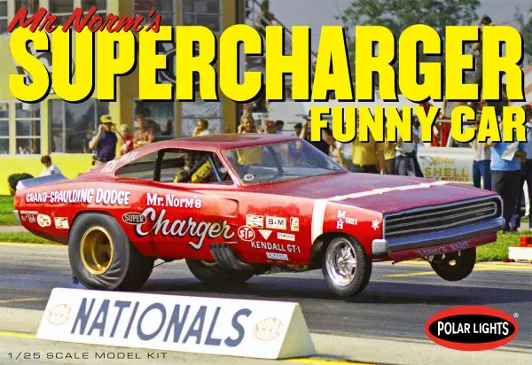 Polar Lights 1969 Dodge Charger Funny Car Mr. Norm &mdash; image 2 of 2