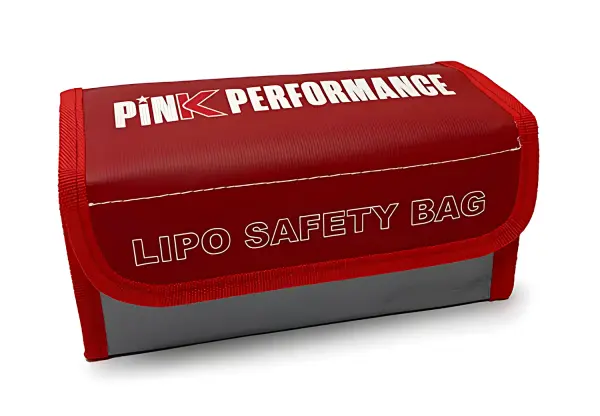 Pink Performance LiPo Battery Safety Bag - Large