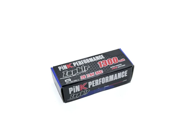 Pink Performance Zephir LiPo 2S 7.4V-1300-35C (JST) 72x34x15mm 71g — image 1 of 2