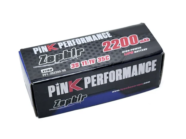 Pink Performance Zephir LiPo 3S 11.1V-2200-35C (XT60)106x35x23mm 176g — image 1 of 2