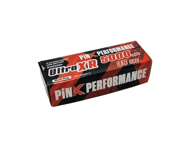Pink Ultra XR LiPo 3S 11.1V-5000-50C (Multi) LP 139x45x25mm 340g Soft — image 1 of 5
