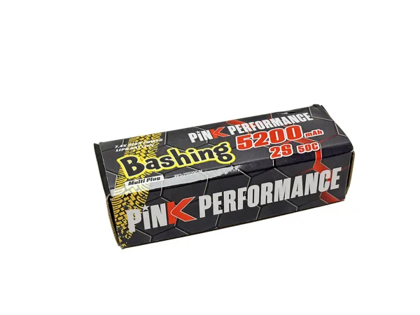 Pink Bashing LiPo 2S 7.4V-5200-50C (Multi) 139x47x25mm 310g — image 2 of 4