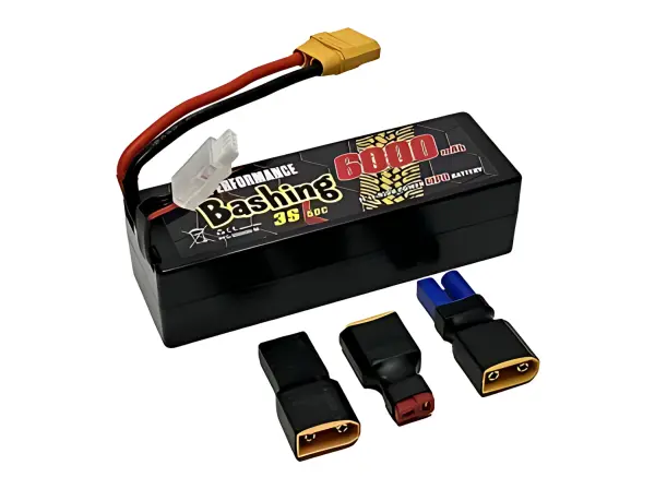 Pink Bashing LiPo 3S 11.1V-6000-50C (Multi) 139x47x39mm 460g — image 1 of 3