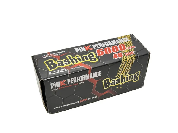 Pink Bashing LiPo 4S 14.8V-5000-50C (Multi) 139x47x49mm 590g — image 2 of 4