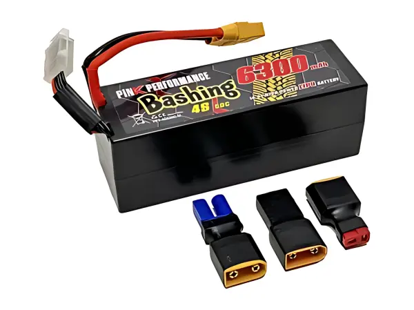 Pink Bashing LiPo 4S 14.8V-6300-50C (Multi) 139x47x49mm 600g — image 1 of 3