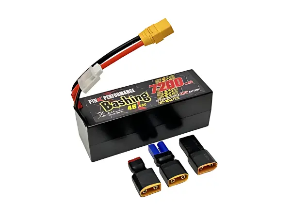 Pink Bashing LiPo 4S 14.8V-7200-50C (Multi) 139x47x49mm 655g — image 1 of 3