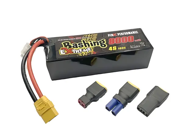 Pink Extreme Bashing LiPo 4S 14.8V-8000-100C Multi 157x53x42mm 760g — image 1 of 3