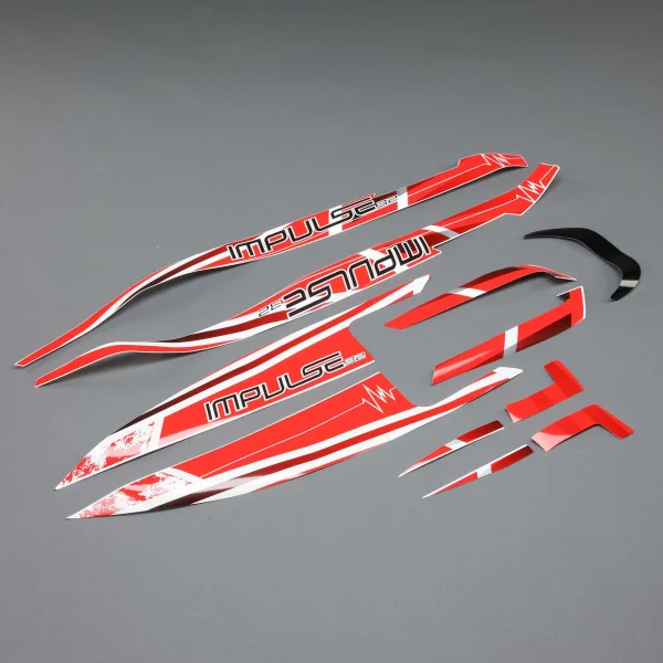 Decal Set White/Red: IMPULSE 32