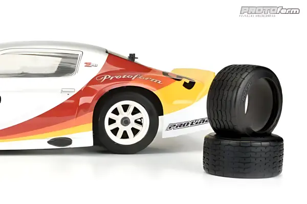ProLine Protoform VTA Rear Tyres 31mm Mounted On White Wheels (2) — image 1 of 5