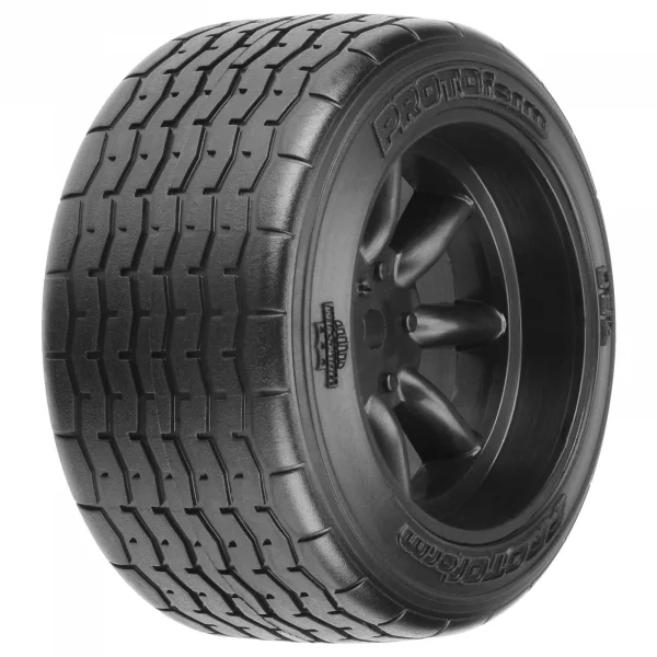 ProLine Protoform Vta Rear Tyres 31mm Mounted On Black Wheels (2)