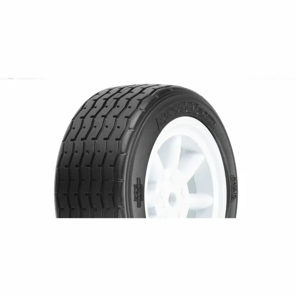 ProLine Protoform Vta Front Tyres 26mm Mounted On White Wheels (2)