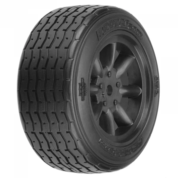 ProLine Protoform Vta Front Tyres 26mm Mounted On Black Wheels (2)