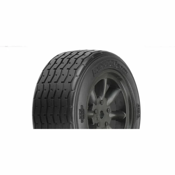 ProLine Protoform Vta Front Tyres 26mm Mounted On Black Wheels (2)