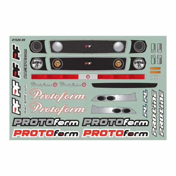 Protoform J71 Trans Am VTA Class 200mm Clear Bodyshell